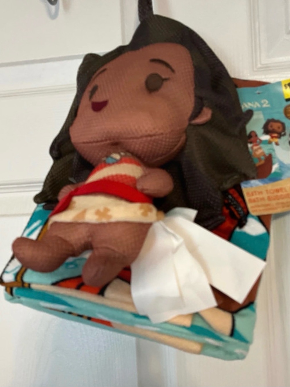 Moana bath towel and buddy